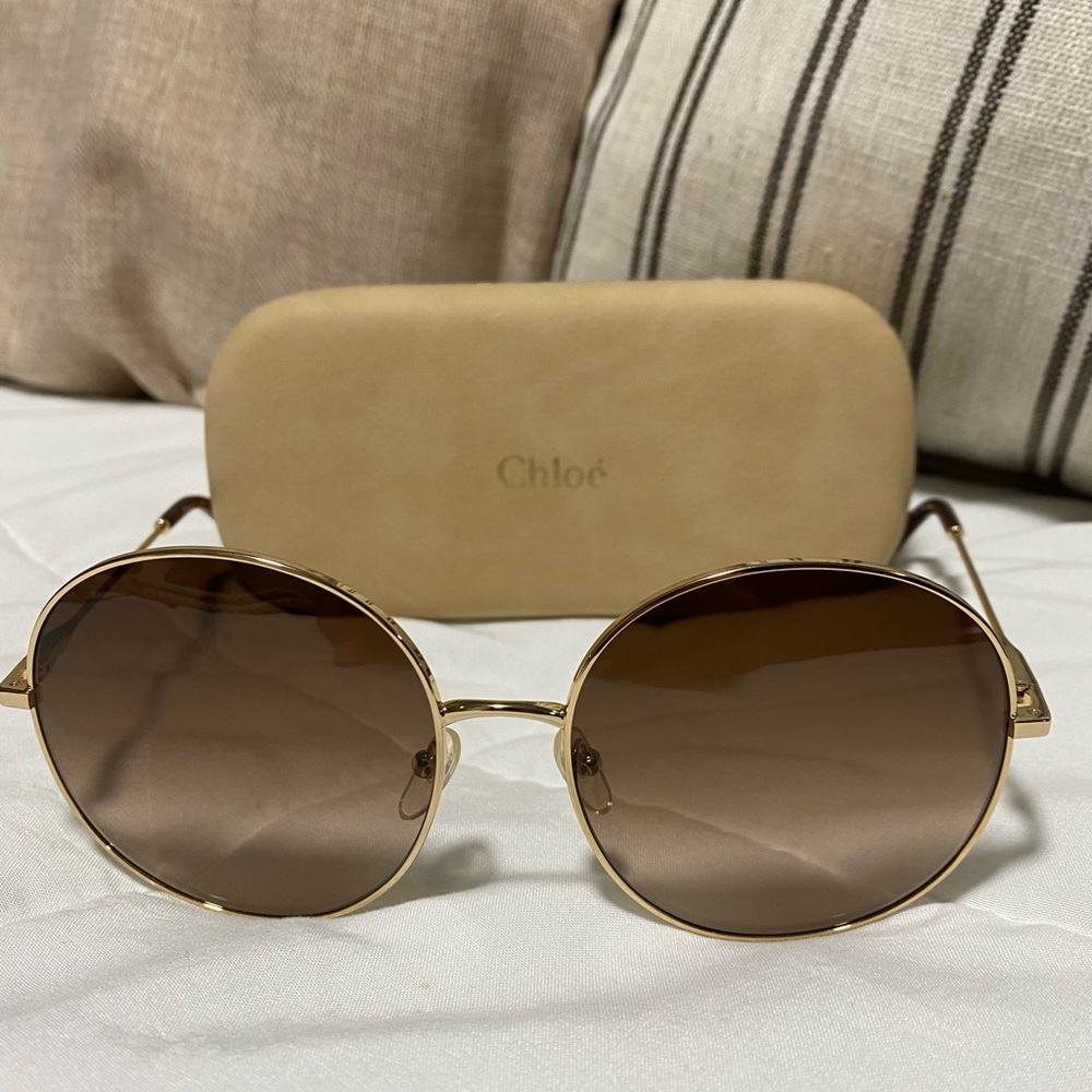 Chloe brand round sunglasses